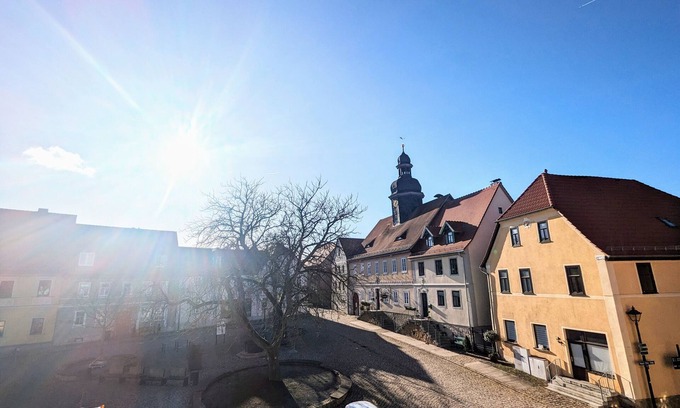 Dornburg Apartamento | Apartamento vacacional 'Grünes Haus Dornburg' con Wi-Fi