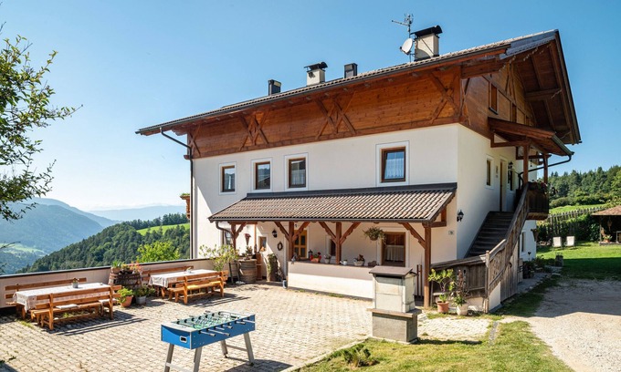 Fie allo Sciliar Apartamento | Apartamento vacacional 'Mongaduierhof Apt Tschafon' con vistas a la montaña