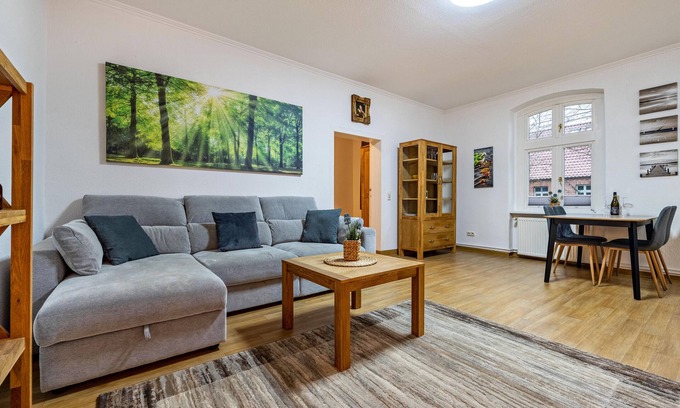 Muritz Apartamento | Apartamento vacacional 'Storchenzimmer' con terraza compartida y Wi-Fi