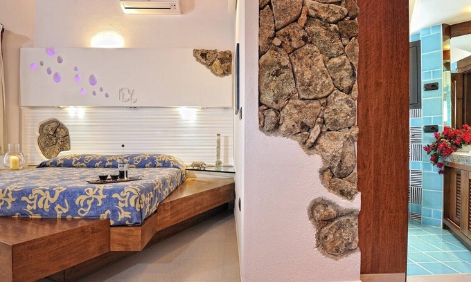 Porto San Paolo Apartamento | Holiday apartments L'Ea di Lavru SEA VIEW Studio apartment -TOP INTERIOR DESIGN