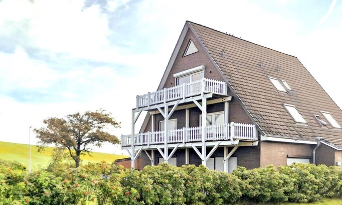 Friedrichskoog Apartamento | Apartamento vacacional 'Friedrichskoog Spitze' con terraza privada y Wi-Fi
