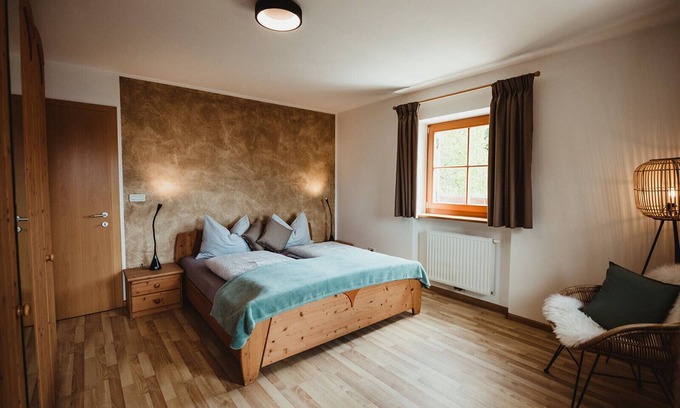 Foiana Apartamento | Apartamento 'Andreas - Gallhof' con vistas a la montaña, terraza privada y jardín compartido