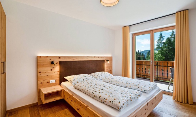 Proves Apartamento | Apartamento vacacional "Bachwiesl Hof Apt Gonn" con vistas a la montaña, balcón y Wi-Fi