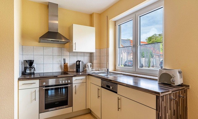 Ringsheim Apartamento | Apartamento vacacional "Biehler" con terraza privada, jardín compartido y Wi-Fi