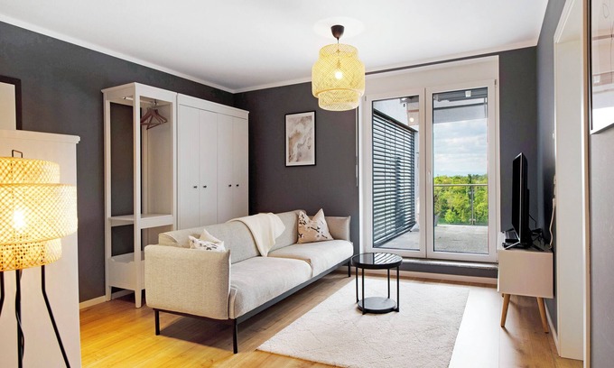 Bad Bellingen Apartamento | Apartamento vacacional "B5" con vistas a la montaña, balcón y Wi-Fi