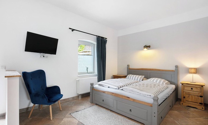 Ludwigsfelde Apartamento | Apartamento '4 - Weide' con terraza compartida y Wi-Fi