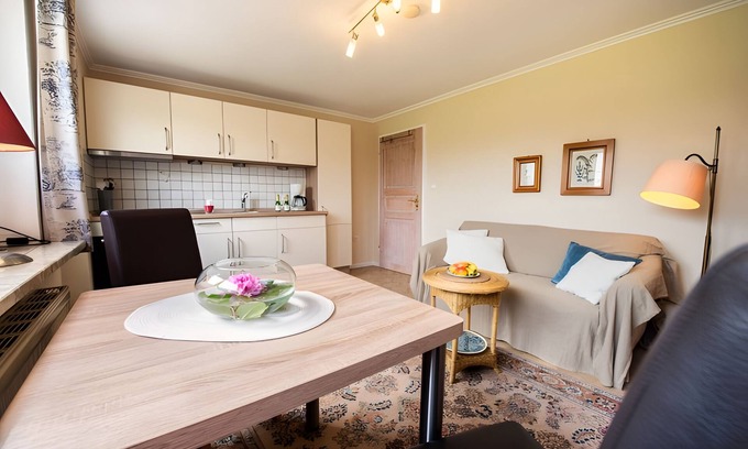 Holte-Spangen Apartamento | Apartamento vacacional 'Ferienwohnung Schober' con terraza privada, jardín y Wi-Fi