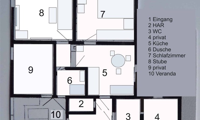 Unterporlitz Apartamento | Apartamento vacacional en el valle y la ubicación tranquila y soleada
