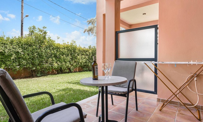 Agios Ioannis Apartamento | Apartamento vacacional "Ionian Breeze Studio 3" con terrazas y Wi-Fi