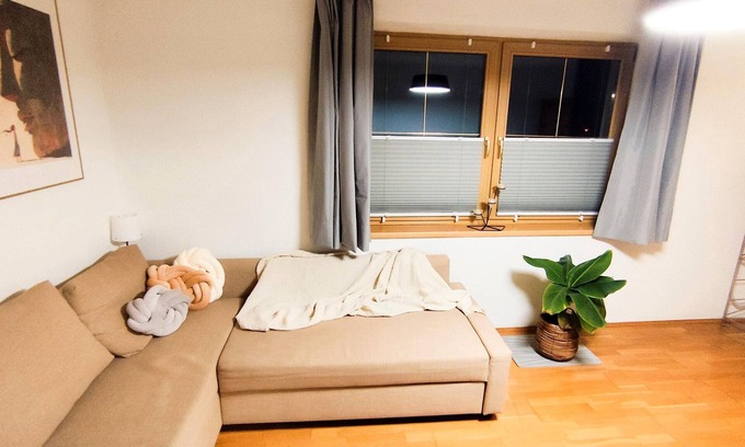 Stall Apartamento | Apartamento 'Mizi' con vistas a la montaña, terraza compartida y Wi-Fi