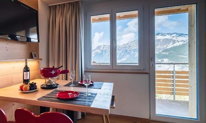 Murren Apartamento | Apartamento de vacaciones Mürren para 1 - 2 personas con 1 dormitorio - Apartamento