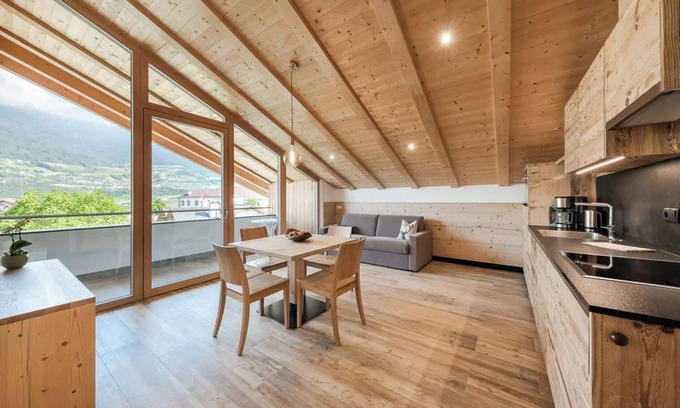 Gudon Apartamento | Apartamento 'Natur Suite Edelweisshof Tony' con vistas a la montaña, jardín compartido y Wi-Fi