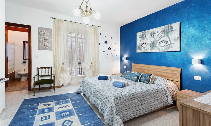 Malesco Apartamento | Apartamento vacacional "Nel Blu Dipinto Di Blu" con vistas a la montaña, jardín privado y balcón