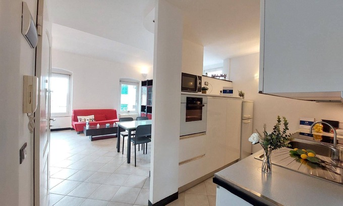 Arzeno Apartamento | Apartamento de vacaciones Rapallo para 1 - 4 personas con 1 dormitorio - Apartamento