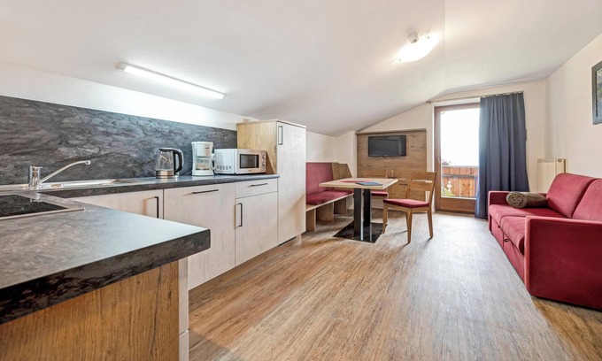 Maranza Apartamento | Apartamento vacacional "Residencia Condor Gitschberg" con vistas a la montaña, sauna y jardín