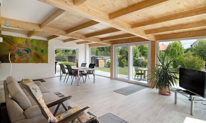 Bad Waldsee Apartamento | Apartamento 'Urbach 19' con terraza privada, jardín compartido y Wi-Fi
