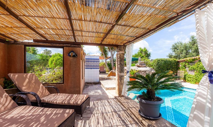 Son Macia Villa | Apartahotel "Mit Dachterrasse Panoramablick" con vistas a la montaña, piscina compartida y Wi-Fi