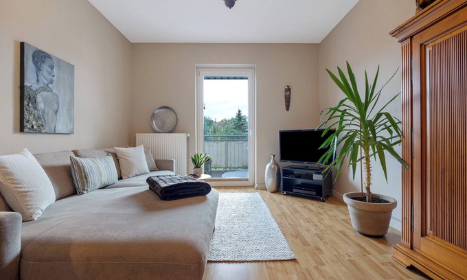 Oststadt/Stadtfeld Apartamento | Apartamento vacacional 'Wohnung Hildesheim' con balcón y Wi-Fi