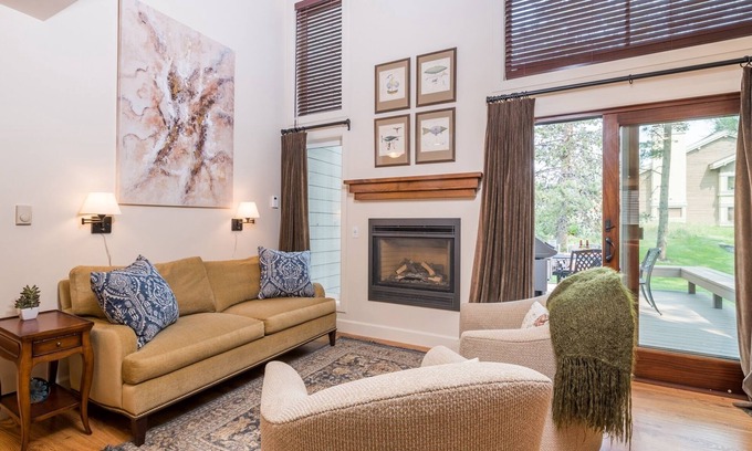 Elkhorn Village Casa | Townhome with Patio, Decked Area with Outdoor Furniture, and Outdoor Grill