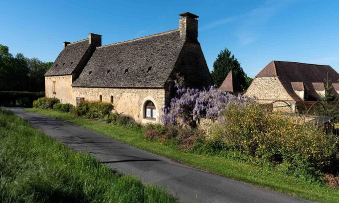 La Chapelle-Aubareil Casa | Bonita casa de vacaciones en Nouvelle-Aquitaine con piscina cubierta