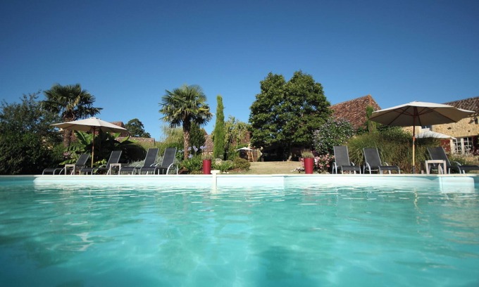 Sainte-Foy-de-Longas Casa | Casa de vacaciones 'Le Pastoureau' con terraza privada, jardín privado y Wi-Fi