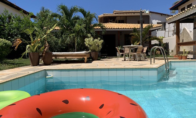 Pouso Alegre Buraquinho Casa | Holiday home, 4 bedrooms, 2 suites, 100m from the beach.