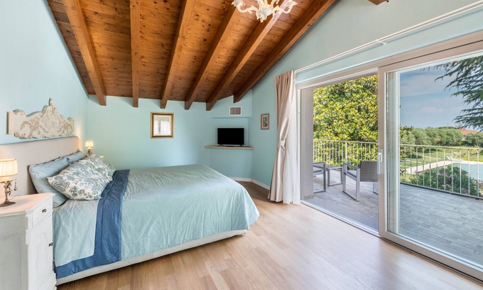 Soiano del Lago Casa | Casa de vacaciones 'Abaye 3 Chianti Charm' con vistas al lago, Wi-Fi y aire acondicionado