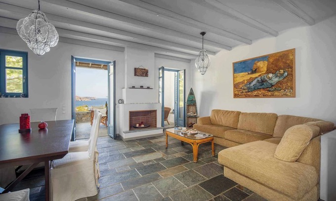 Livadi Casa | Casa de vacaciones 'Almira' con terraza privada, balcón y aire acondicionado