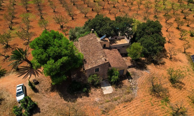 Sencelles Casa | Casa de vacaciones 'Ca'n Brusquer' con vistas a la montaña, piscina privada y Wi-Fi