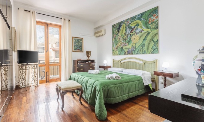 Cinisi Casa | Casa de vacaciones 'Casa Del Corso' con vistas al mar, Wi-Fi y aire acondicionado
