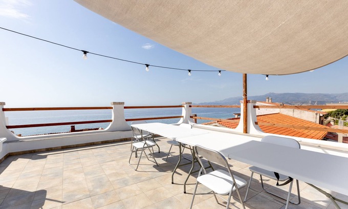 Porto Alabe Casa | Casa de vacaciones 'Casa Simo' con vistas al mar, Wi-Fi y aire acondicionado