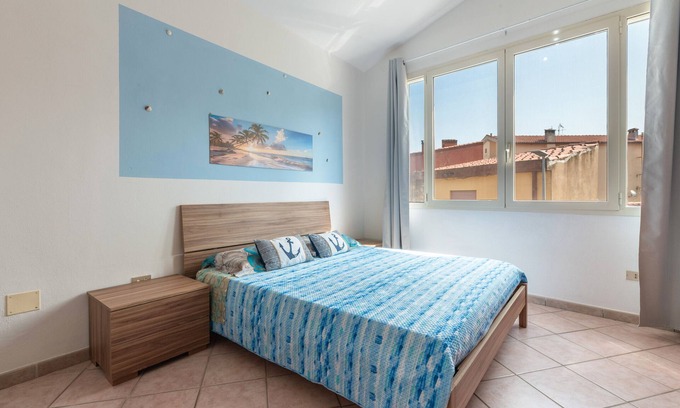 Muravera Casa | Casa de vacaciones 'Casa Vacanze 4 Venti' con terraza privada y aire acondicionado