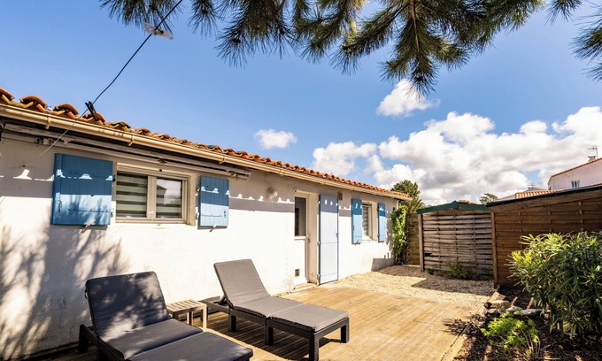 La Faute-sur-Mer Casa | Casa de vacaciones "De Pêcheur Au Calme" con terraza privada, jardín privado y Wi-Fi