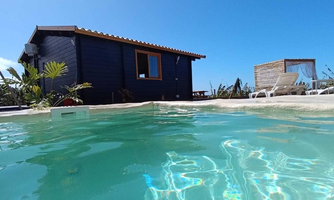 Tazacorte Casa | Casa de vacaciones 'Dely' con vistas al mar, piscina privada y terraza privada
