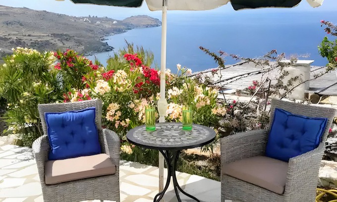 Kato Aprovatou Casa | Casa de vacaciones 'Dove View' con Wi-Fi y aire acondicionado