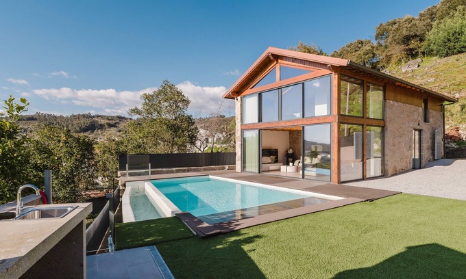 Portela Casa | Casa de vacaciones 'Dunas E Abraços' con vistas a la montaña, Wi-Fi y aire acondicionado