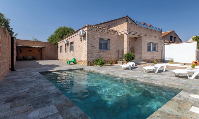 Cobisa Casa | Casa de vacaciones 'El Balcón A Toledo' con piscina privada, Wi-Fi y aire acondicionado