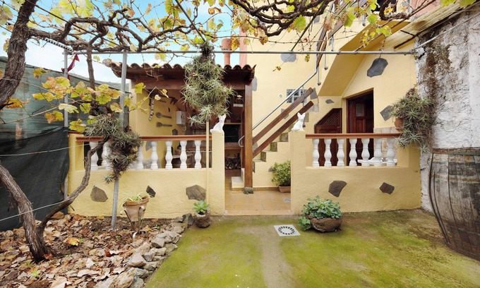 Los Silos Casa | Casa de vacaciones El Lagar con vistas a la montaña y terrazas