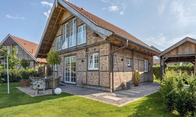 Warendorf Casa | Casa de vacaciones 'Exklusives Ferienhaus' con terraza privada, Wi-Fi y aire acondicionado