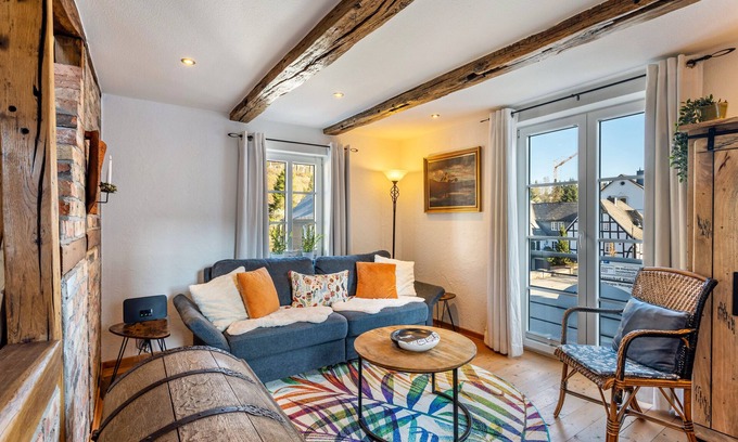Bad Fredeburg Casa | Casa de vacaciones 'Glücksschmiede' con terraza privada y Wi-Fi