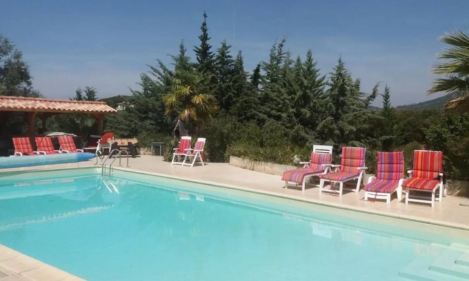Eccica-Suarella Casa | Holiday Home "Grande Maison Casalta di San Ghjuva" with Mountain View, Private Pool & Wi-Fi