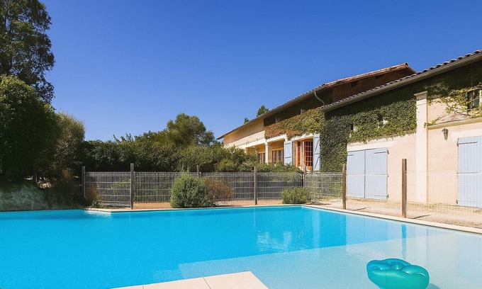 Vignaux Casa | Casa de vacaciones 'Grand Gîte De Gascogne' con piscina privada, terraza compartida y Wi-Fi
