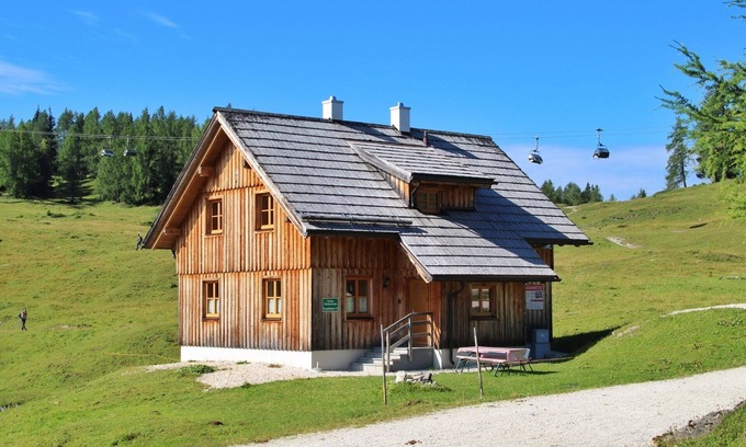 Tauplitz Cabina | Casa de vacaciones 'Große Winklerhütte' con vistas a la montaña y jardín privado