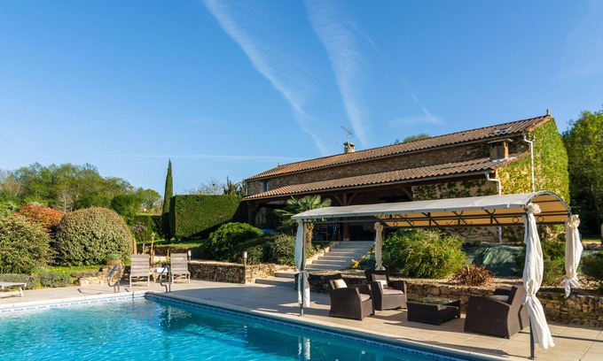 Salles-de-Belves Casa | Casa en Salles-de-Belvès con Piscina