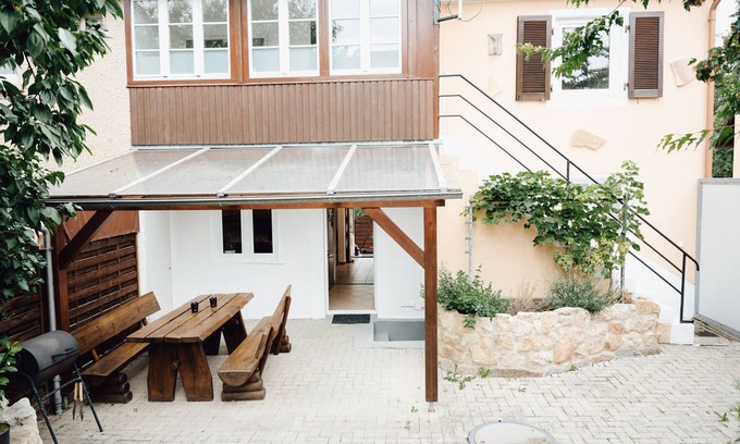 Heitersheim Casa | Casa de vacaciones 'Idylische Ferienunterkunft' con terraza privada, jardín privado y Wi-Fi