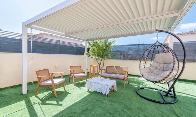 Marratxí Casa | Casa de vacaciones 'Illes De Sicilia' con terraza privada, Wi-Fi y aire acondicionado