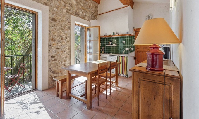 Tautavel Casa | Acogedora casa de vacaciones en Tautavel con balcón
