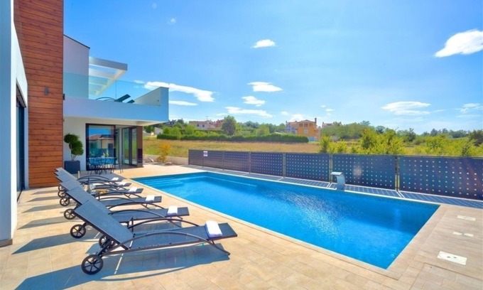 Farini Chalet De Esquí | Casa de vacaciones en Višnjan con Seaview, Terraza, Acondicionador, WIFI (4840-1)