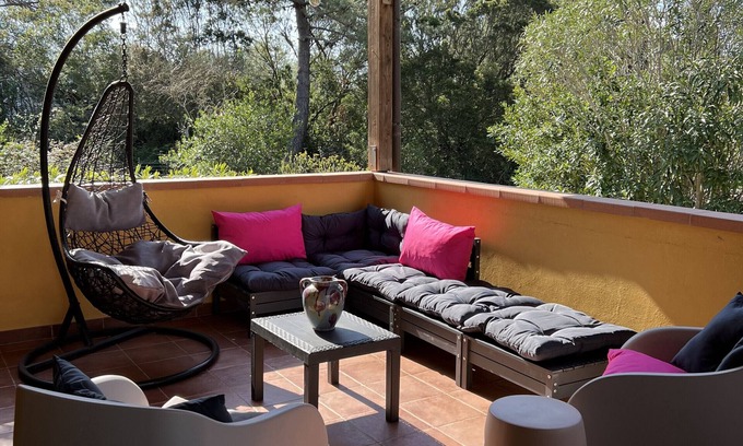 Lacona Casa | Casa de vacaciones "Villetta Lampone" con Wi-Fi, aire acondicionado, jardín y terraza