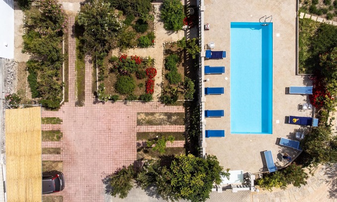 Uggiano la Chiesa Casa | Casa de vacaciones "Casa Papadia - Bilocale Mirto" con piscina, Wi-Fi, aire acondicionado y jardín